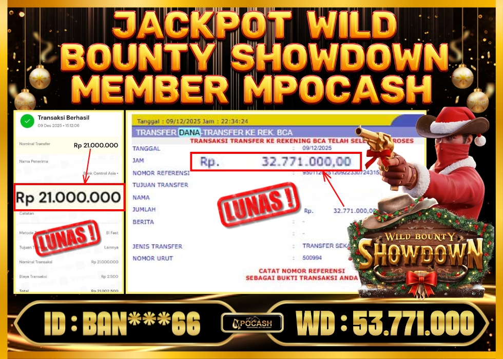 MPOCASH JACKPOT WILD BOUNTY SHOWDOWN